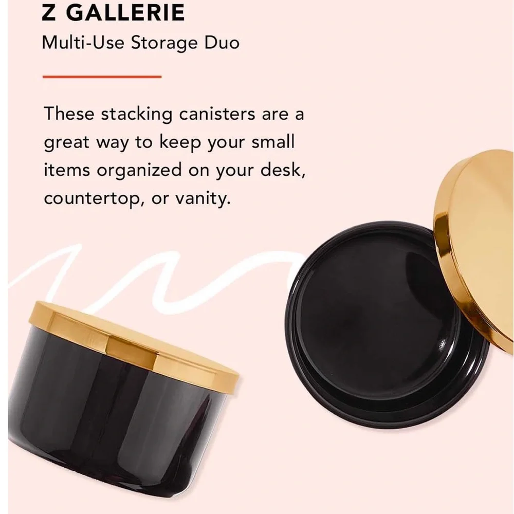 Z Gallerie Multi-Use Storage Duo - super chic- new in box